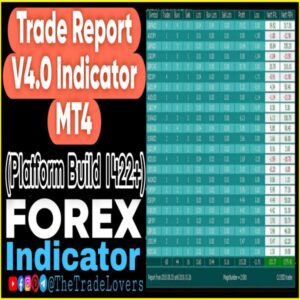 Trade Report v4.0 Indicator MT4