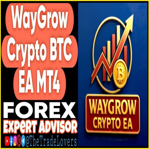 WayGrow Crypto EA v1 MT4 (Works on Build 1441+) | Forex Robot | MT4 Expert Advisor - The Trade Lovers