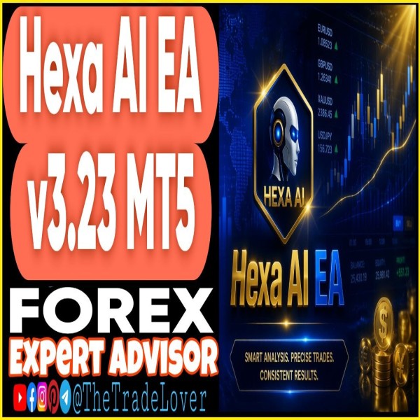HEXA AI EA v3.23 MT5 (Works on Build 5660) | Forex Robot | MT5 Expert Advisor - The Trade Lovers