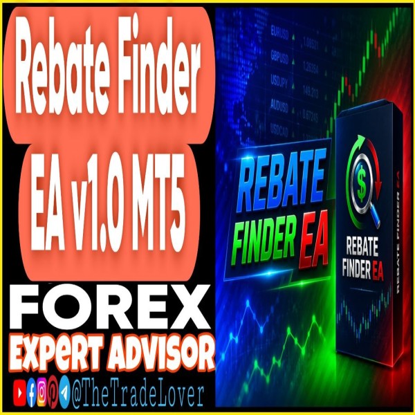 Rebate Finder EA v1.0 MT5 (Works on Build 5660) | Forex Robot | MT5 Expert Advisor - The Trade Lovers