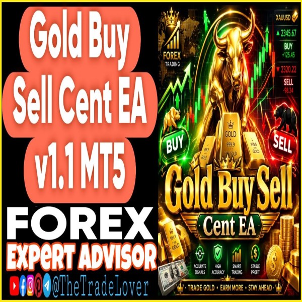 Gold BuySell Cent EA v1.1 MT5